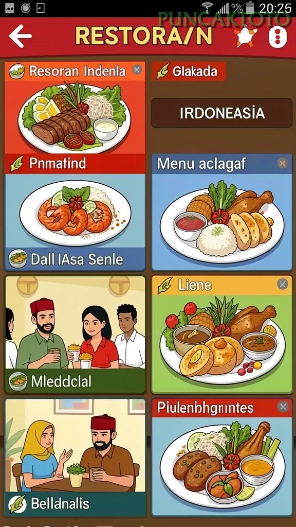 Cuplikan layar V87 — aktivitas