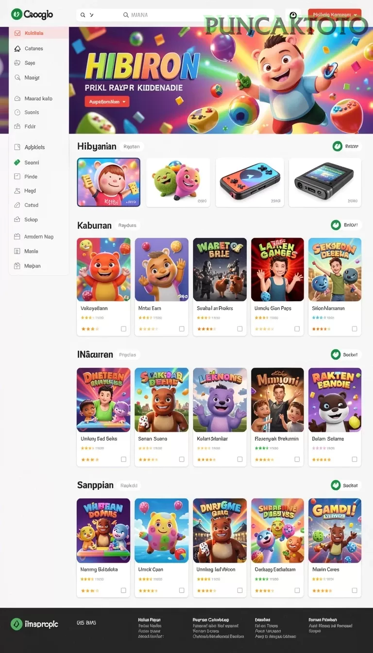 Cuplikan layar JJBET118 — menu navigasi